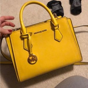Michael Kors Yellow Purse